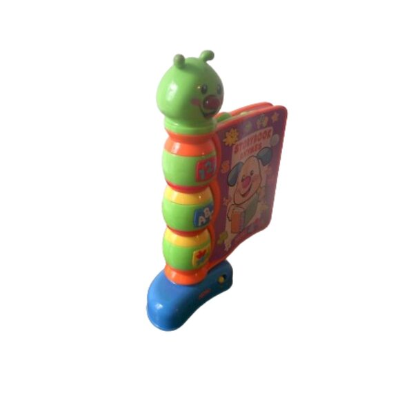 Vintage Fisher Price Laugh and Learn Storybook Rhymes Toy Talking Sounds 10" - Picture 3 of 5